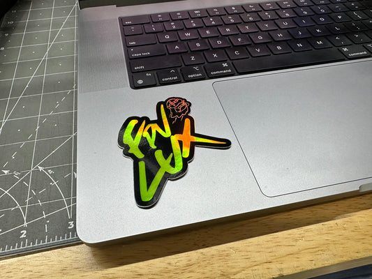 FPVLUX holographic sticker